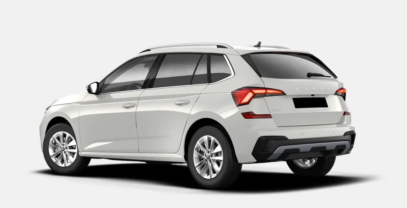 SKODA Kamiq 1.5 TSI DSG Selection blanco trasera | Avanti Renting