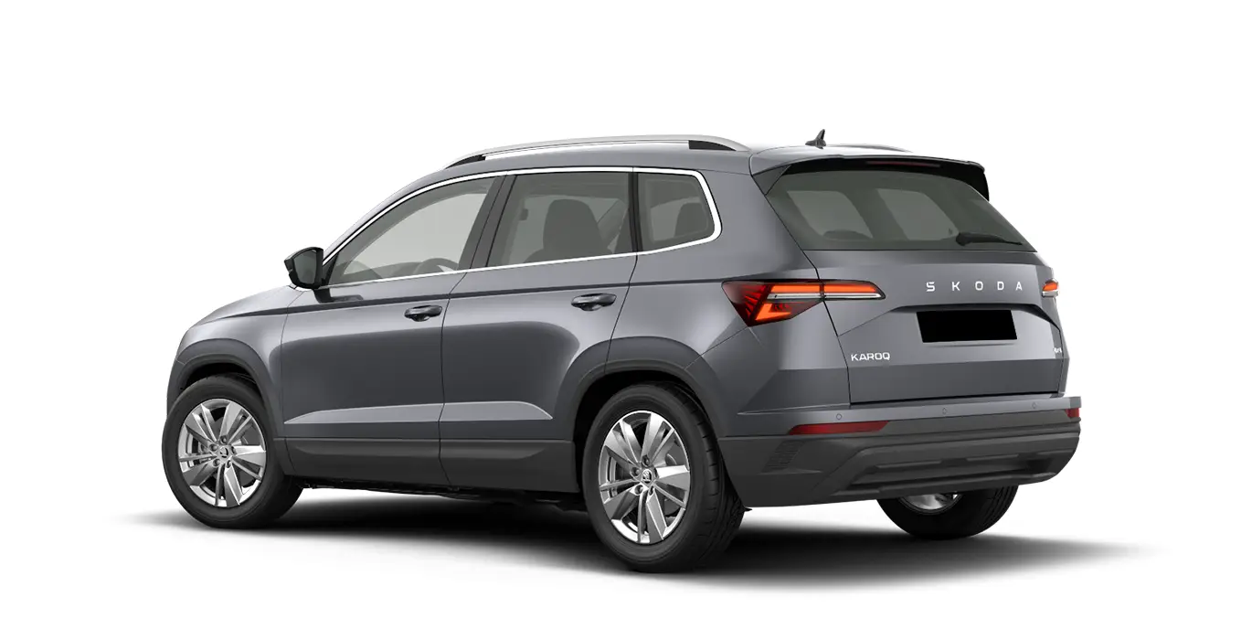 SKODA Karoq Selection 2.0 TDI 150cv 4x4 DSG gris trasera | Avanti Renting