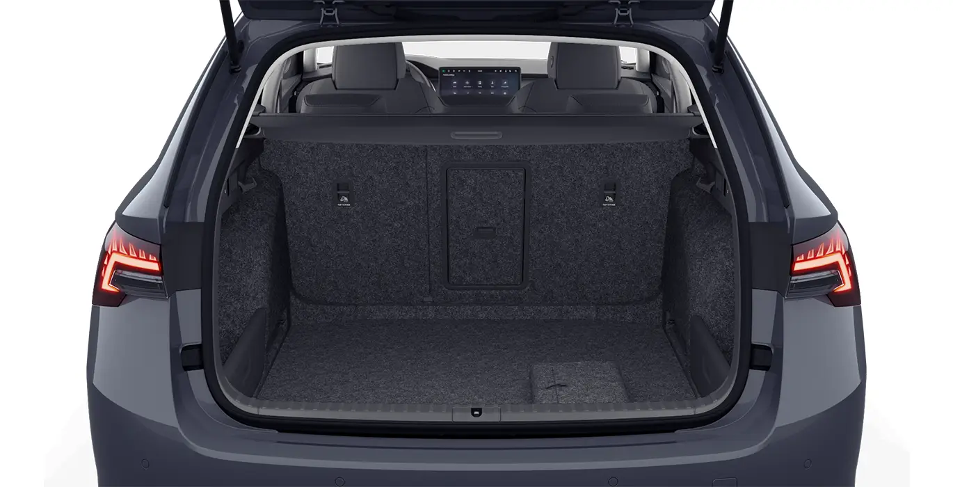 SKODA Octavia Combi 2.0 TDI DSG Selection gris maletero | Avanti Renting