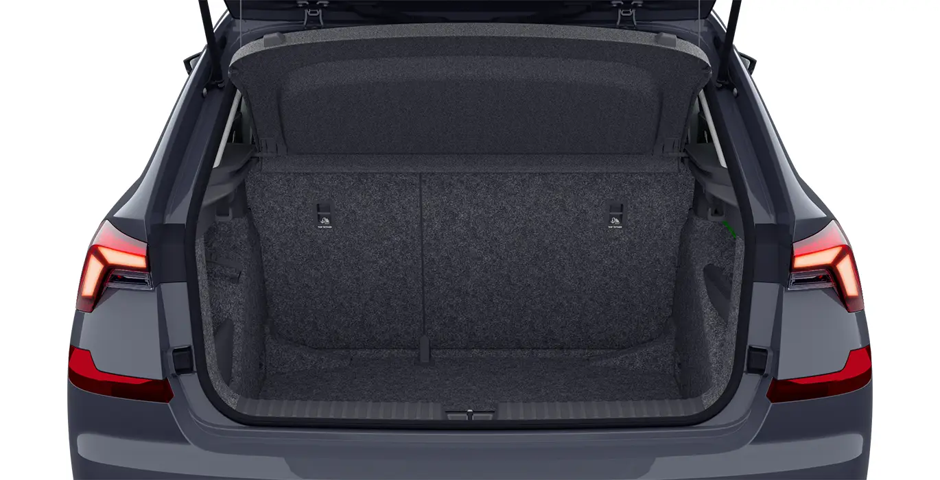 Skoda Kamiq 1.5 TSI 110kW 150CV DSG Selection gris maletero II | Avanti Renting