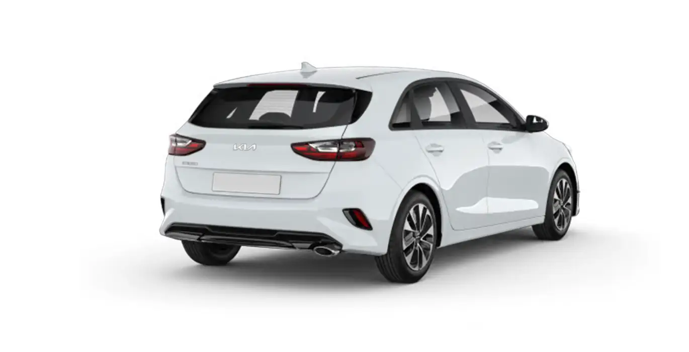 KIA Ceed 1.0 T GDi Drive trasera blanco | Avanti Renting