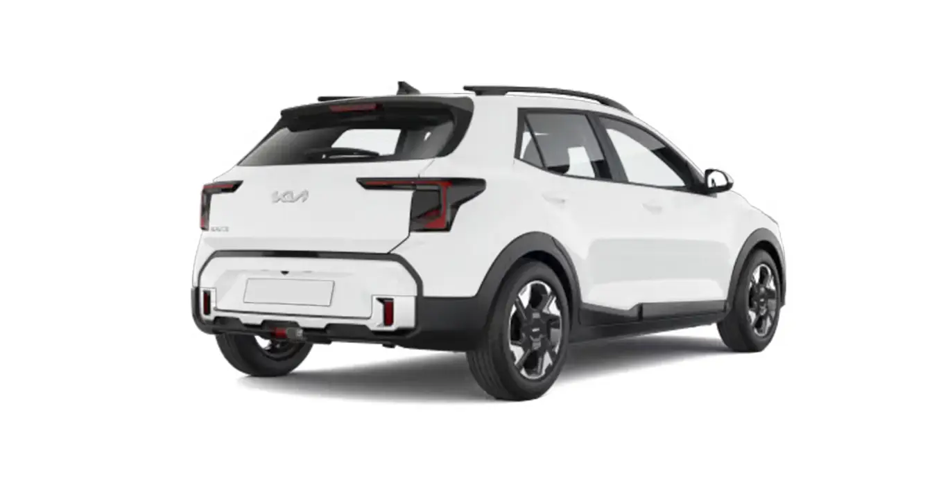 KIA Stonic 1.0 T GDi MHEV Business trasera blanco | Avanti Renting