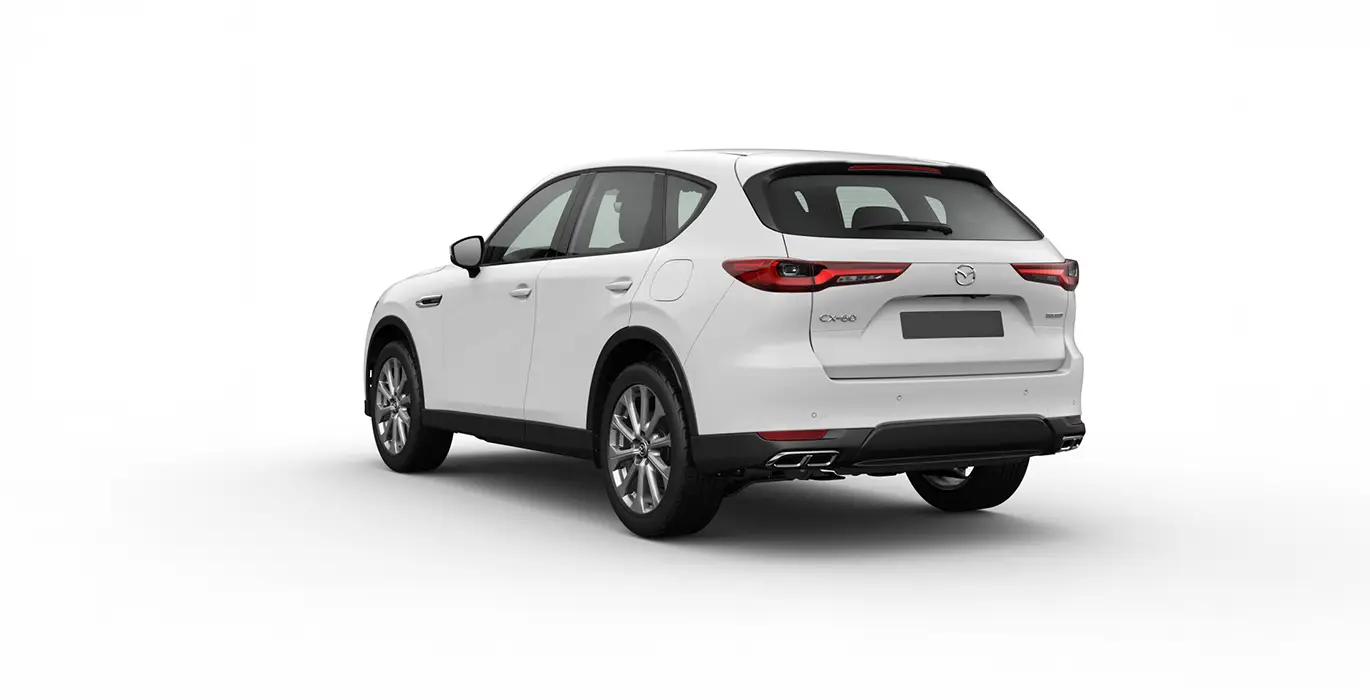 MAZDA CX 60 e Skyactiv D MHEV 147kW RWD 8AT Exclus. Line blanco trasera | Avanti Renting