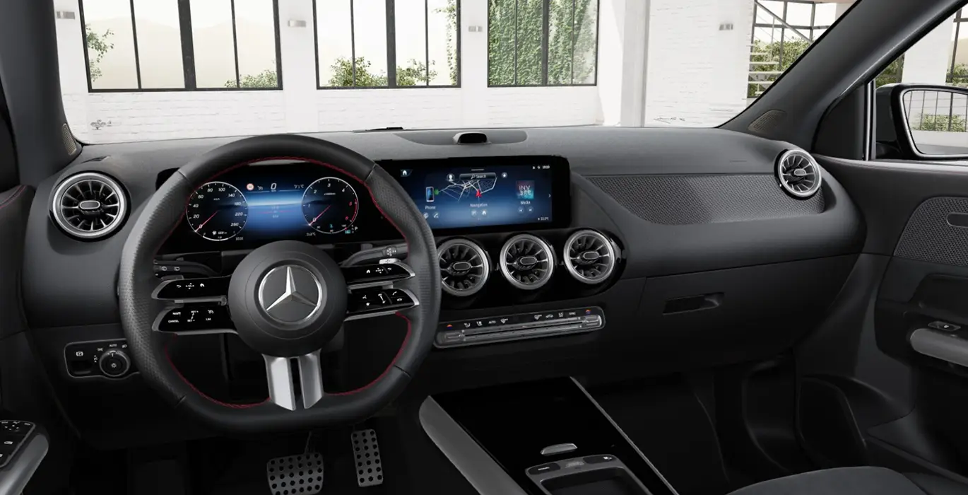 Mercedes Benz GLA 200d II interior delantera | Avanti Renting