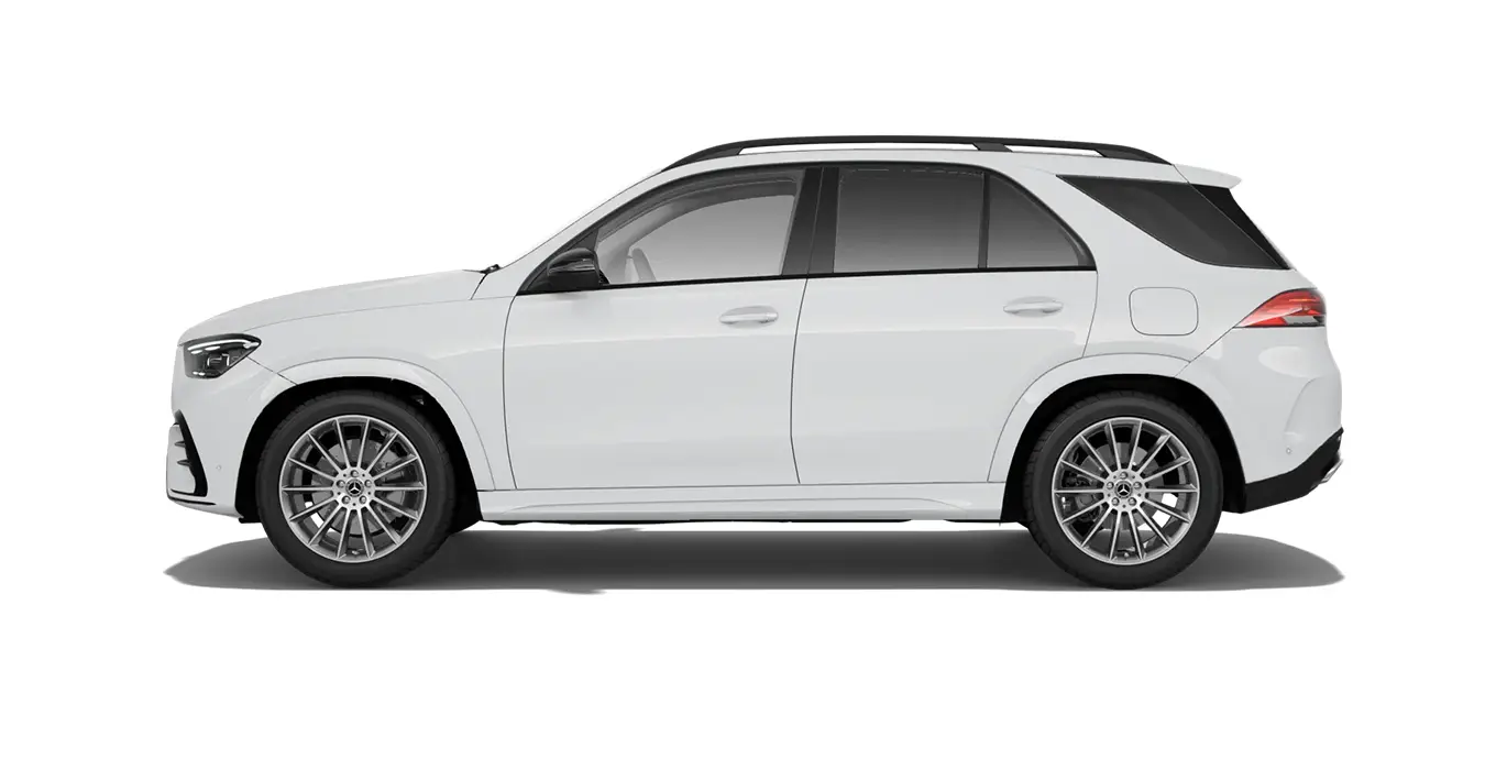 Mercedes Benz GLE 350de Tecnologia Hibrida EQ blanco lateral | Avanti Renting
