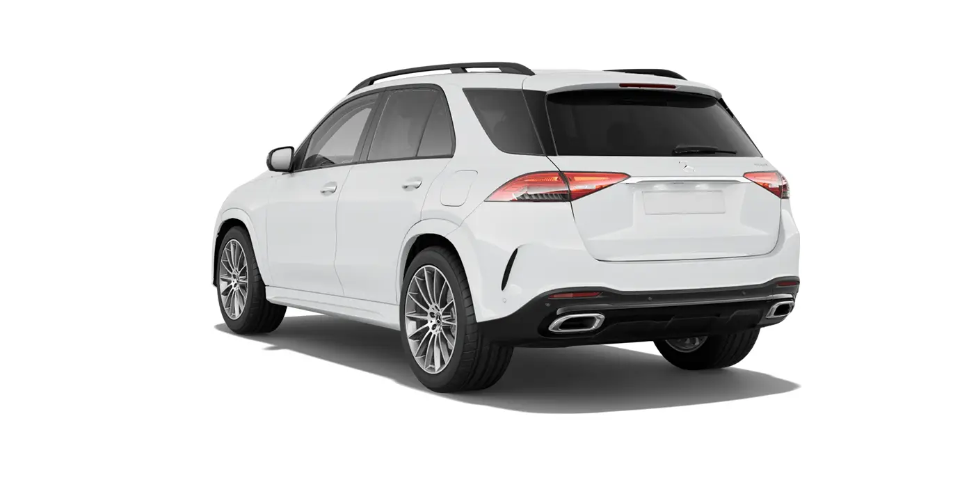 Mercedes Benz GLE 350de Tecnologia Hibrida EQ blanco trasera | Avanti Renting