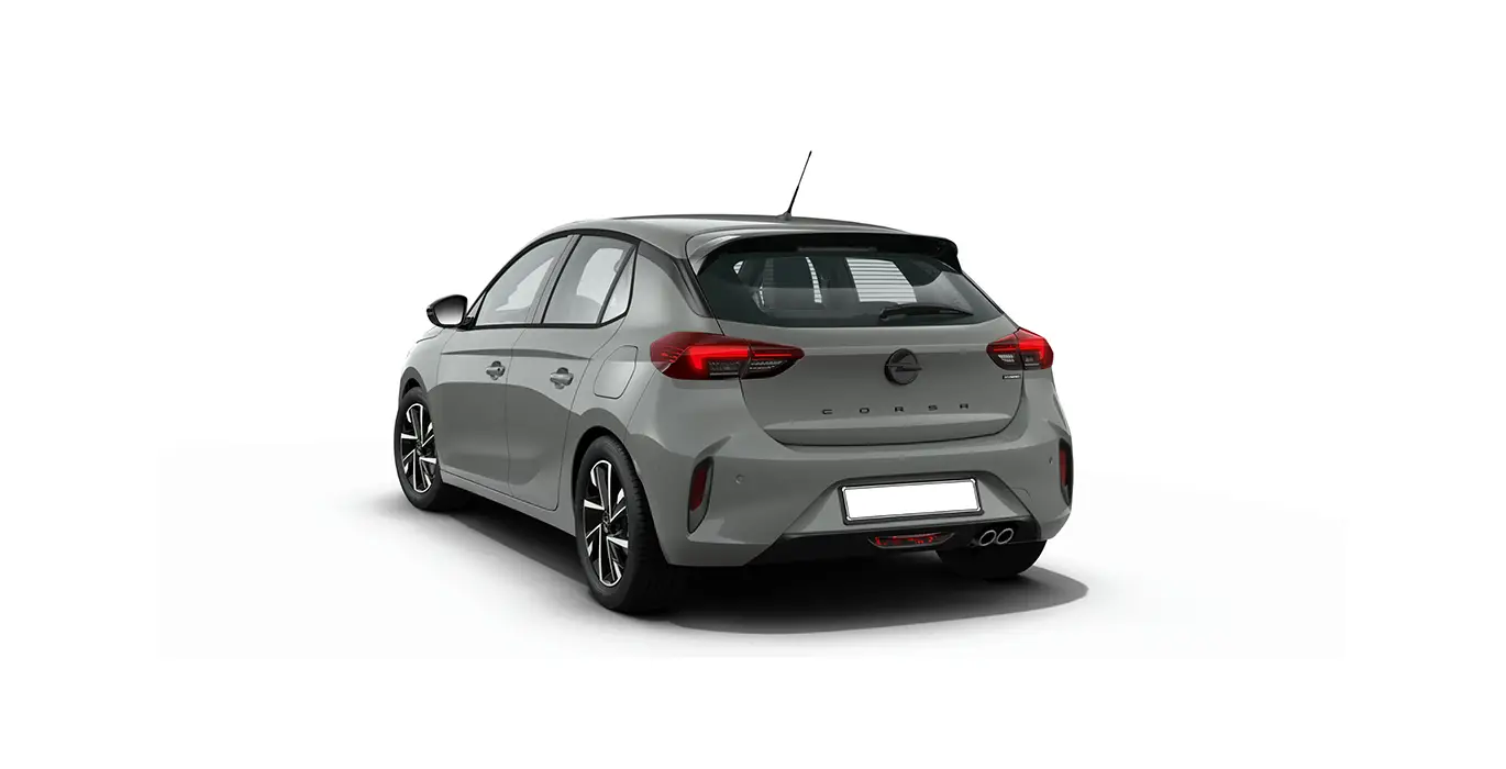 OPEL Corsa 1.2T XHL GS 100cv gris trasera | Avanti Renting