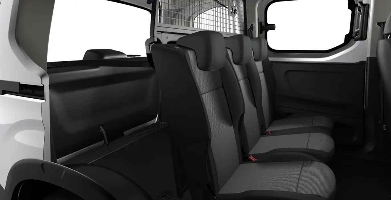 PEUGEOT RIFTER ACTIVE BUSINESS STANDARD BHDI 100 MANUAL interior trasera | Avanti Renting