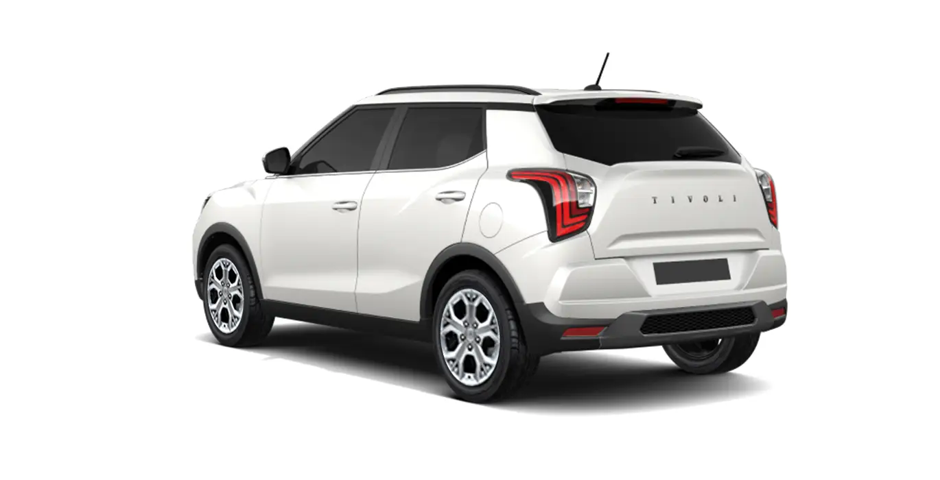 SSANGYONG Tivoli G15 Urban Plus 4x2 blanco trasera | Avanti Renting