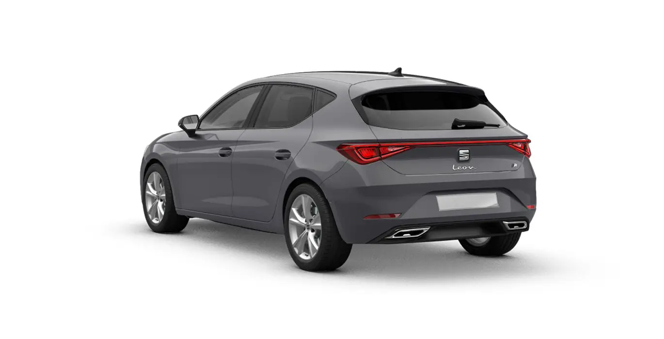Seat Leon 1.5 TSI 150CV FR Special Edition trasera gris claro | Avanti Renting