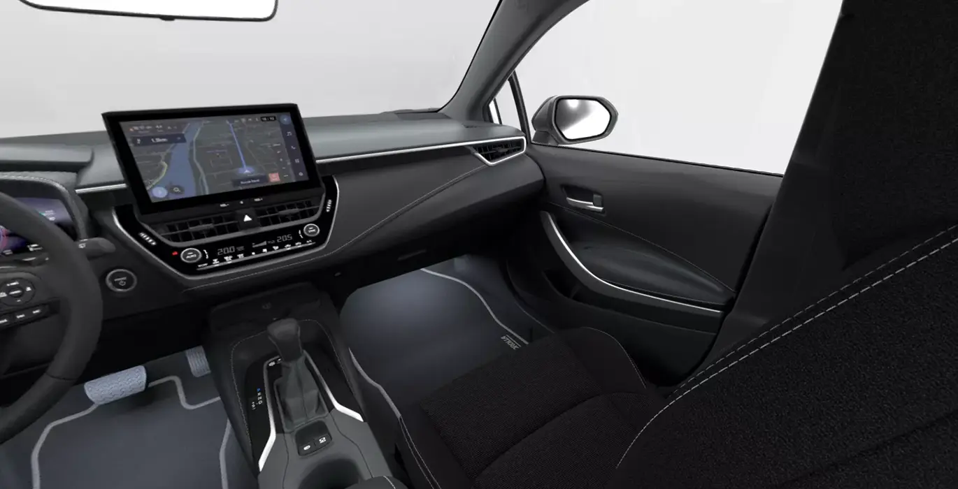 Toyota Corolla 140H Active interior delantera II | Avanti Renting