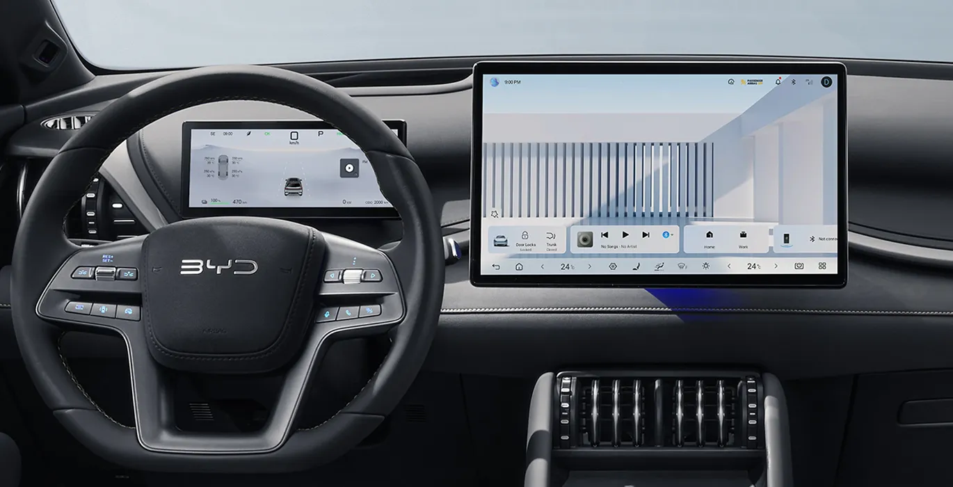 BYD ATTO 3 EVO Design RWD interior delantera II | Avanti Renting