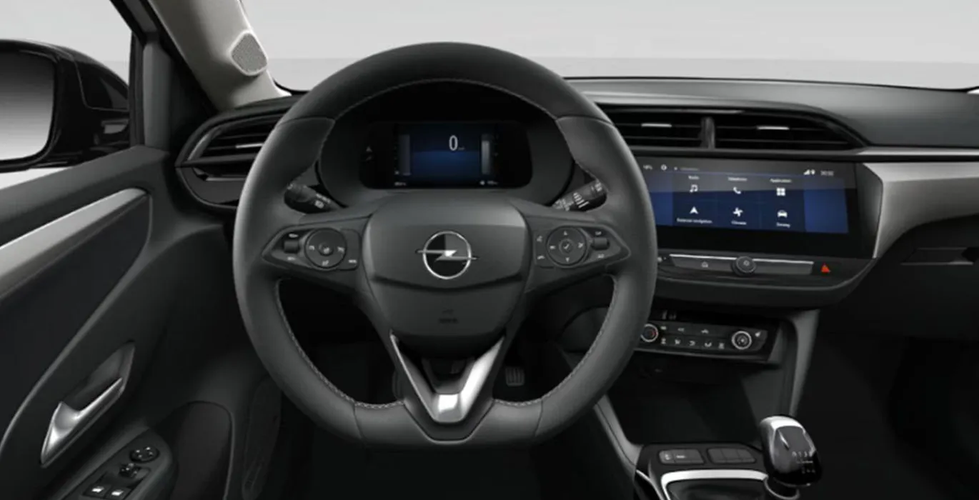 OPEL Corsa 1.2T XHL 74kW 100CV GS interior delantera | Avanti Renting