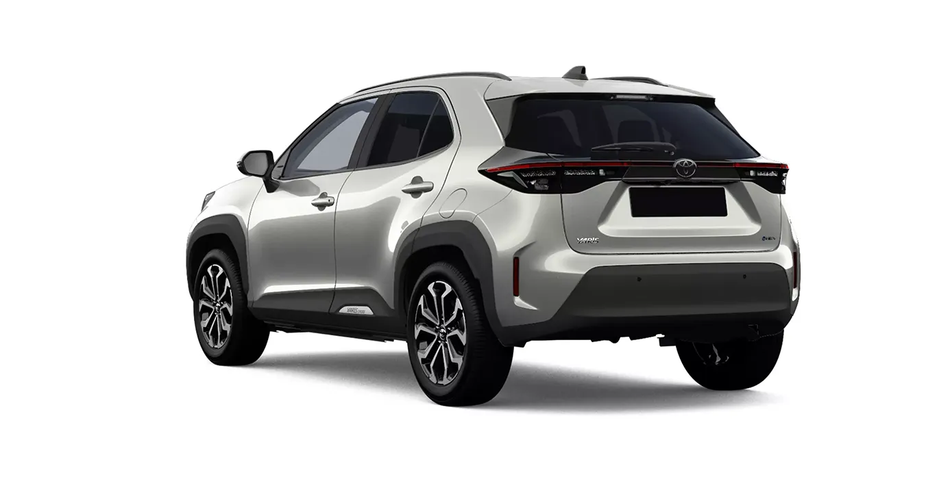 TOYOTA Yaris Cross 130H e CVT 5P Active trasera gris claro | Avanti Renting
