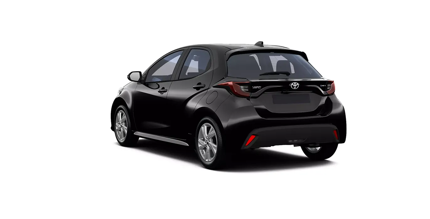 Toyota Yaris 120H 116CV Active trasera negro | Avanti Renting