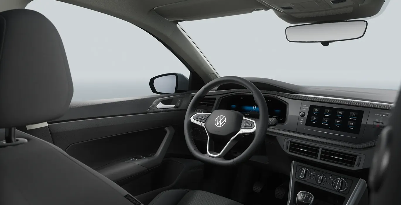 Volkswagen Polo Match 1.0 TSI 70kW 95CV interior delantera | Avanti Renting