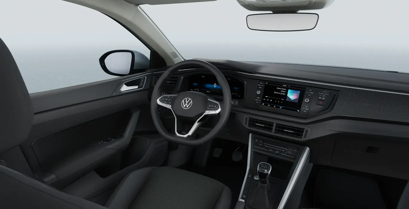 Volkswagen Taigo Mas 1.0 TSI 70kW 95CV interior delantera II | Avanti Renting