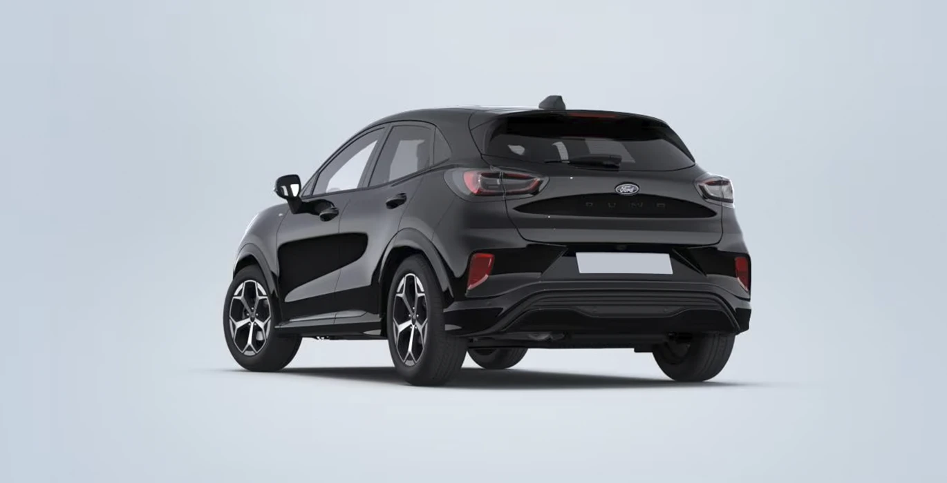 FORD Puma 1.0 EcoBoost MHEV ST Line 125 trasera negro | Avanti Renting