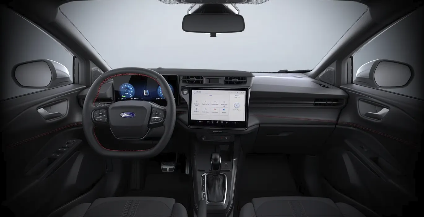 FORD Puma ST Line EcoBoost AT MHEV 125CV interior delantera | Avanti Renting