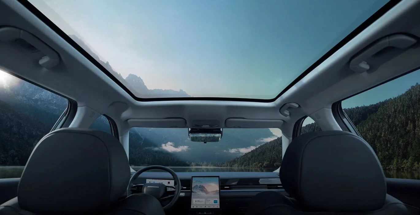 Jaecoo 5 EV Pure 155kW 211CV 61kWh interior trasera | Avanti Renting