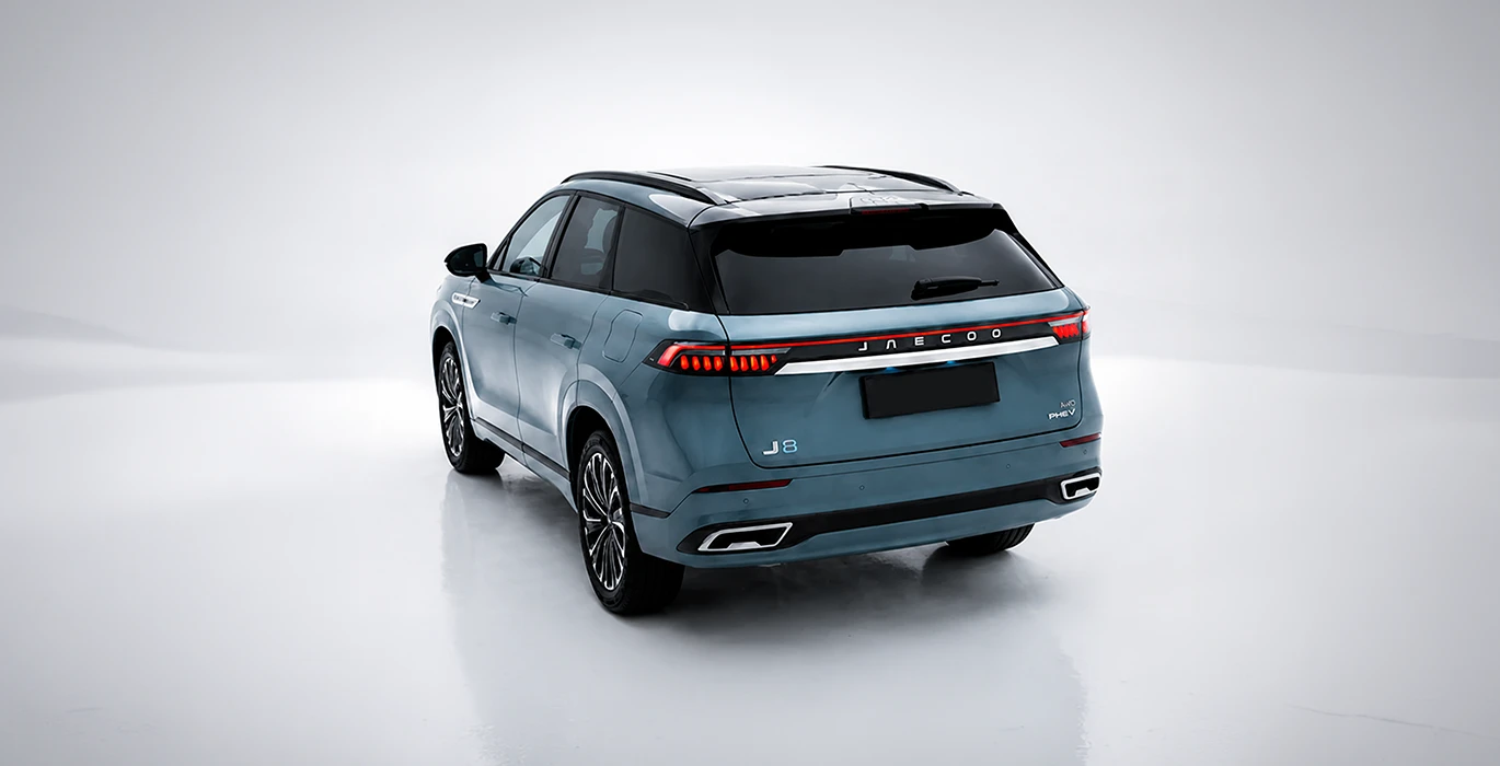 Jaecoo 8 PHEV Exclusive 1.5 TGDI 3DHT AWD 7p. trasera | Avanti Renting