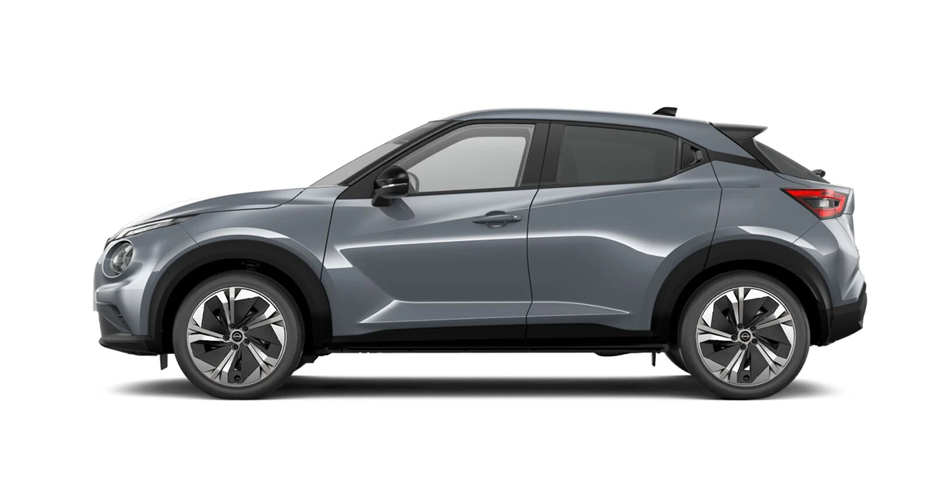 NISSAN JUKE HYBRID N CONNECTA 145CV AUT. lateral gris | Avanti Renting