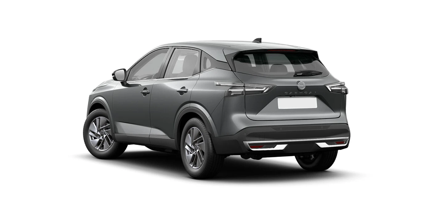 Nissan Qashqai 5P DIG T 103kW 140CV MHEV 12V 6MT 4x2 Acenta trasera gris | Avanti Renting