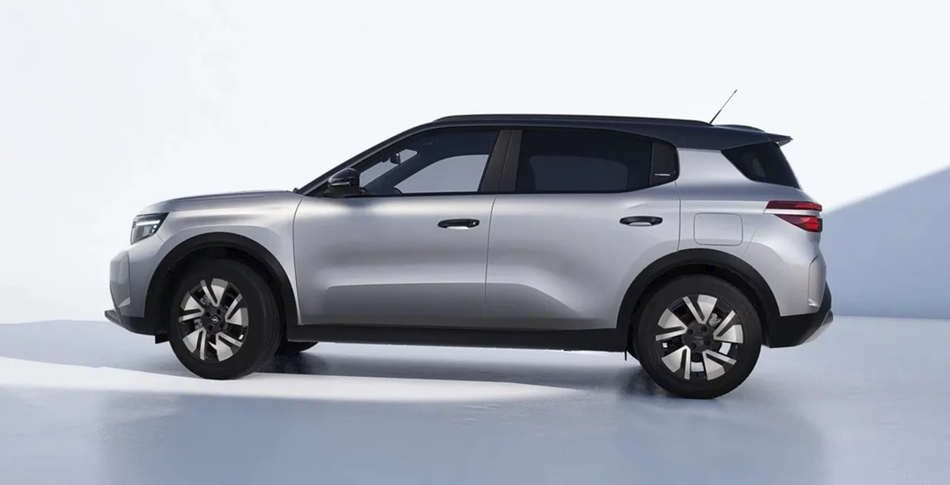 Opel Frontera 1.2T XHT Hybrid EDCT6 107kW Ultimate lateral gris | Avanti Renting