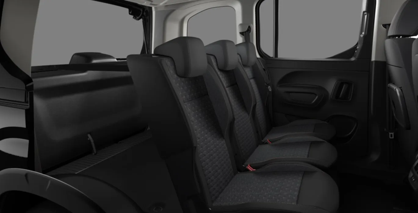 Peugeot Rifter 5P Rifter GT BlueHDi 130 EAT8 Standard interior trasera | Avanti Renting