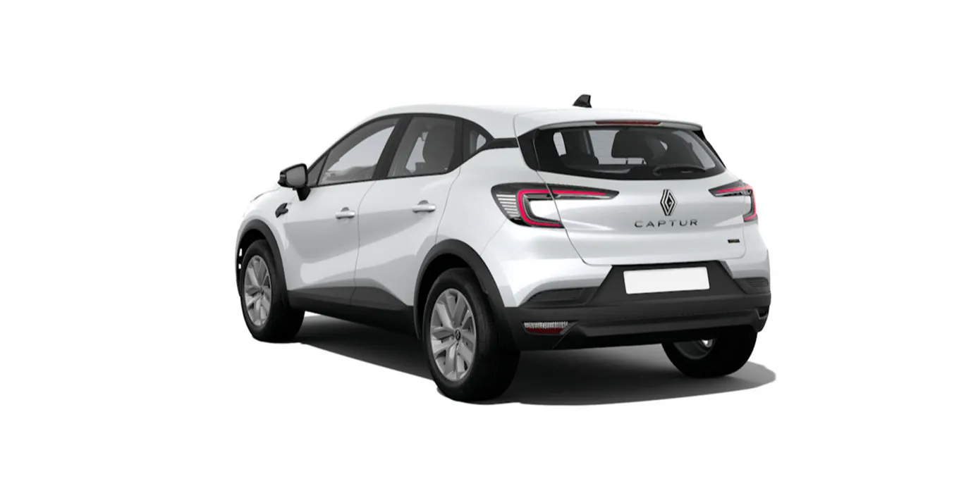 Renault Captur Evolution TCE 140cv DCE trasera blanco | Avanti Renting