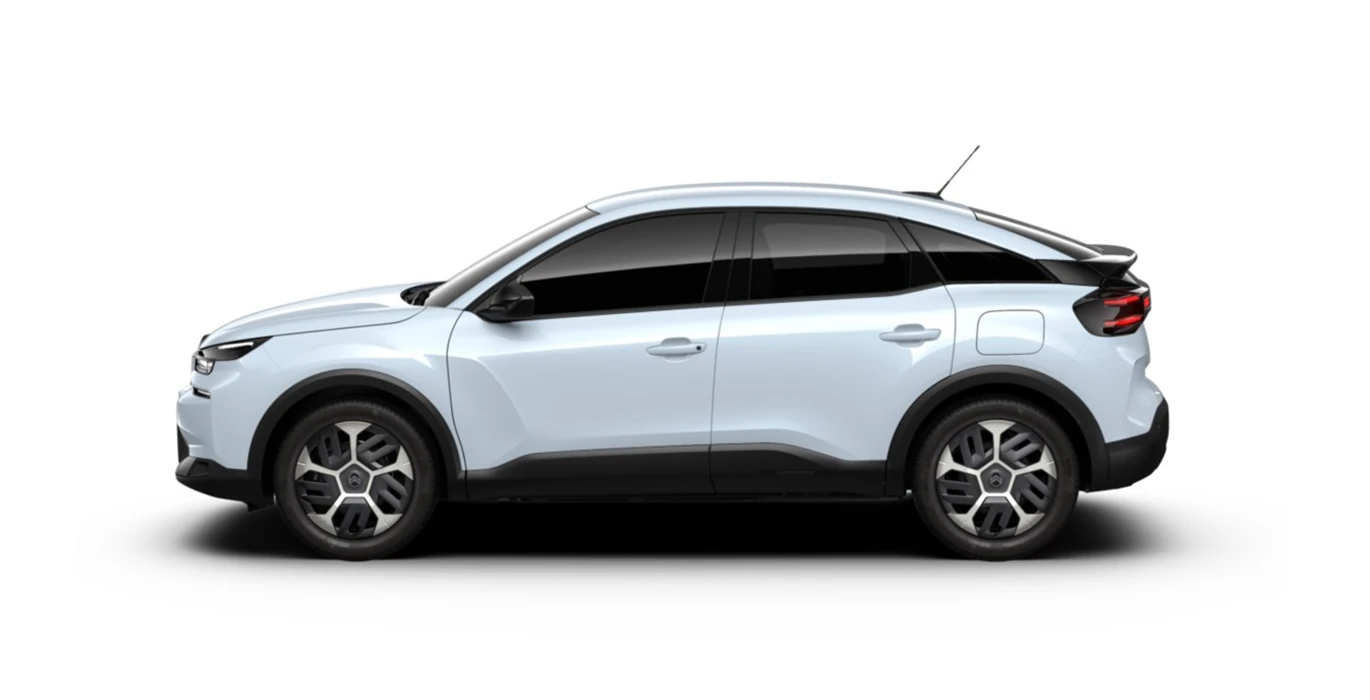 CITROEN C4 HYBRID 145 e DCS6 PLUS AUTOMATICO lateral blanco | Avanti Renting