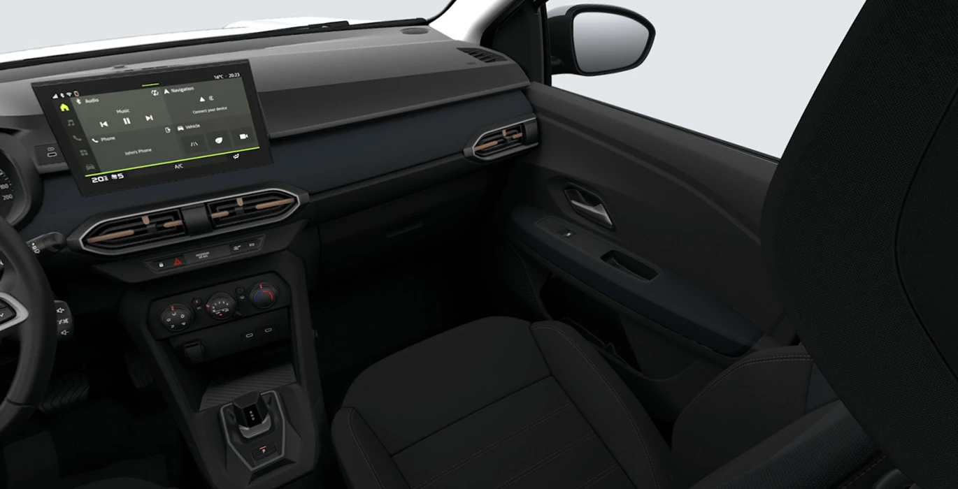 Dacia Sandero Stepway Expression ECO-G 120 AT 4 Dacia Sandero Stepway Expression ECO G 120 AT interior delantera II | Avanti Renting