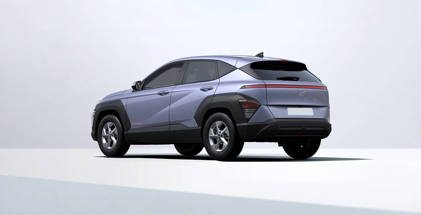 Hyundai Kona HEV 1.6GDI 138CV DT Maxx 1 Hyundai Kona HEV 1.6GDI 138CV DT Maxx trasera azul | Avanti Renting