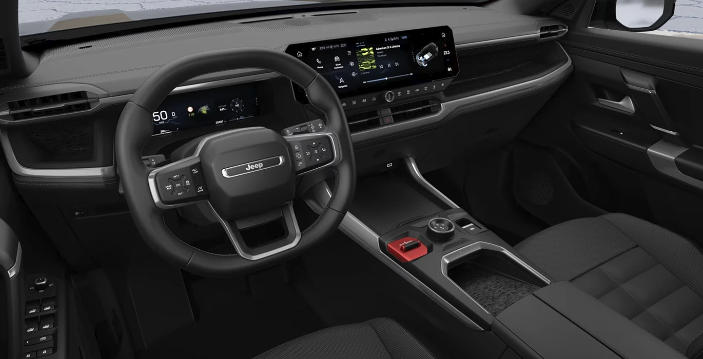 JEEP Compass 1.2 MHEV Altitude 145CV interior delantera | Avanti Renting