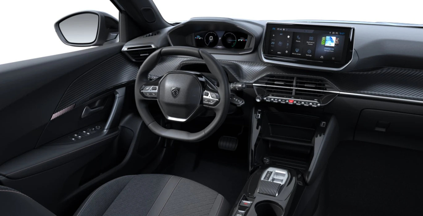 PEUGEOT 2008 ALLURE HYBRID 110 EDCS6 (AUTOMÁTICO) 3 PEUGEOT 2008 ALLURE HYBRID 110 EDCS6 AUTOMATICO interior delantera | Avanti Renting