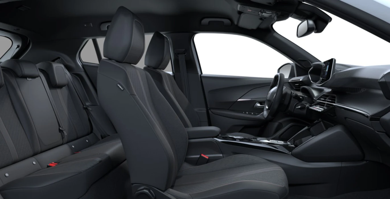 PEUGEOT 2008 ALLURE HYBRID 110 EDCS6 (AUTOMÁTICO) 5 PEUGEOT 2008 ALLURE HYBRID 110 EDCS6 AUTOMATICO interior trasera | Avanti Renting