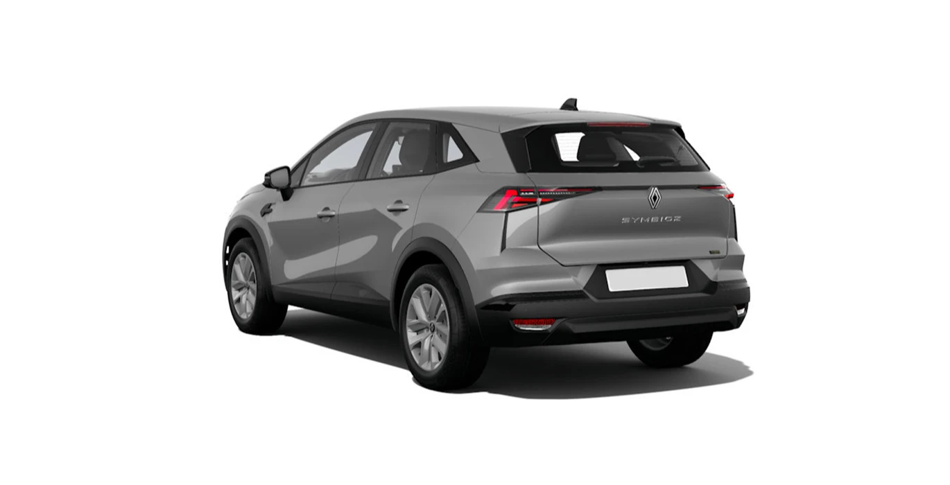 Renault Symbioz Evolution E Tech Full Hybrid 117kW 160CV gris trasera | Avanti Renting
