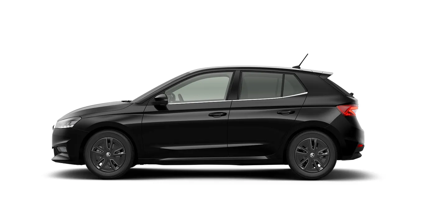 Skoda Fabia 1.5 TSI 110kW 150CV DSG Plus lateral negro | Avanti Renting