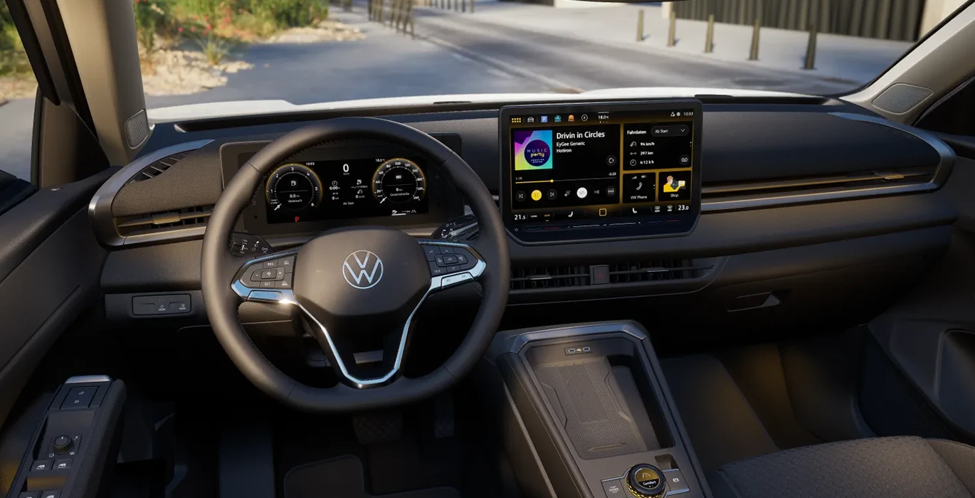 VOLKSWAGEN T-ROC Match 1.5 eTSI 150CV DSG 3 VOLKSWAGEN T ROC Match 1.5 eTSI 150CV DSG interior delantera | Avanti Renting