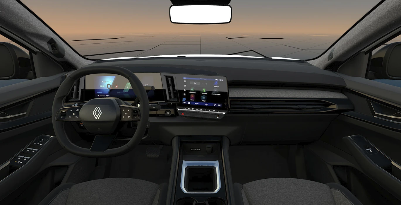 RENAULT AUSTRAL E Tech Full Hybrid Evolution 147kW interior delantera | Avanti Renting