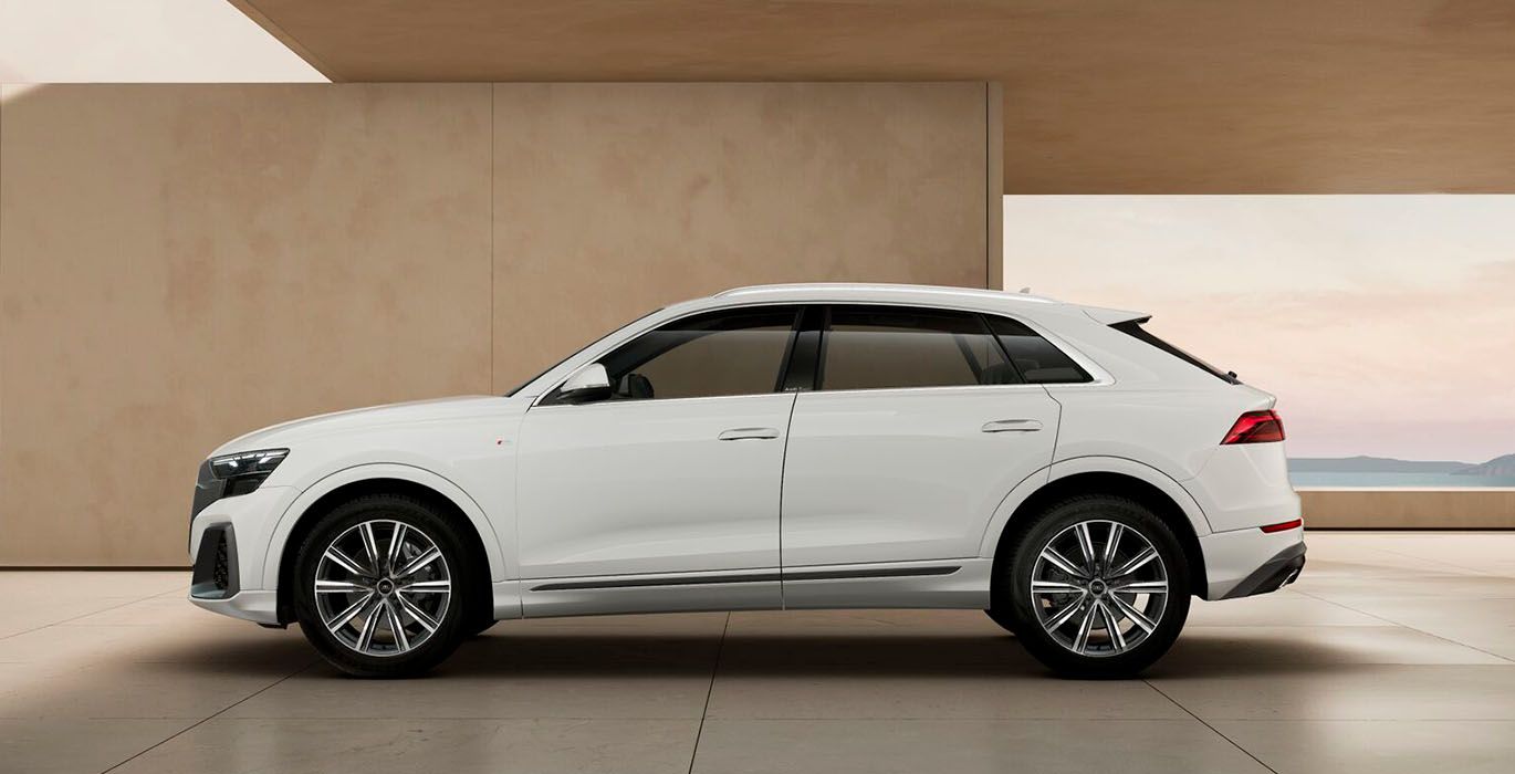 Audi Q8 SUV S line 45 TDI Quattro Tiptronic lateral | Avanti Renting