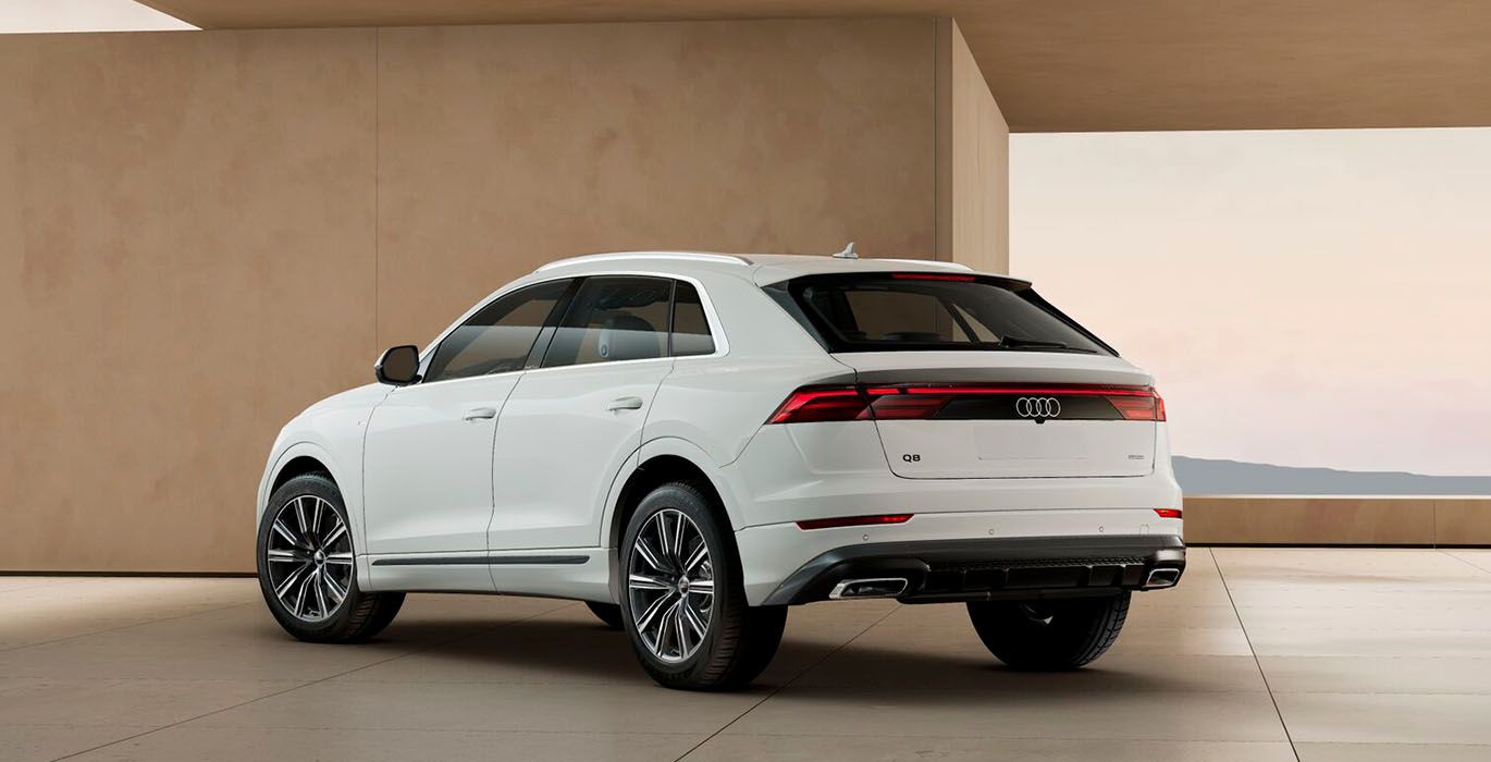 Audi Q8 SUV S line 45 TDI Quattro Tiptronic trasera | Avanti Renting