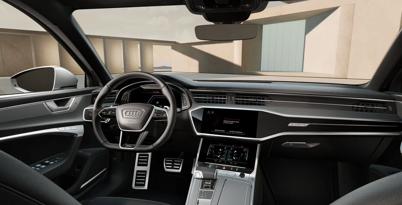 Audi RS6 Avant TFSI Quattro interior delantera | Avanti Renting