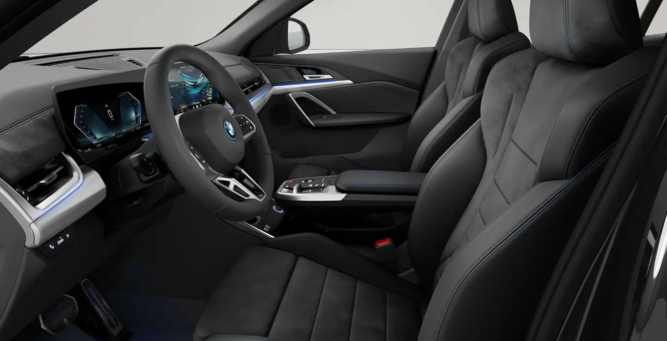 BMW ix2 eDrive20.I interior delantera II | Avanti Renting