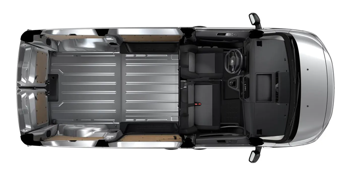 CITRÖEN Jumpy Furgón Talla M BlueHDi S&S 3 CITROEN Jumpy Furgon Talla M BlueHDi SS interior trasera | Avanti Renting