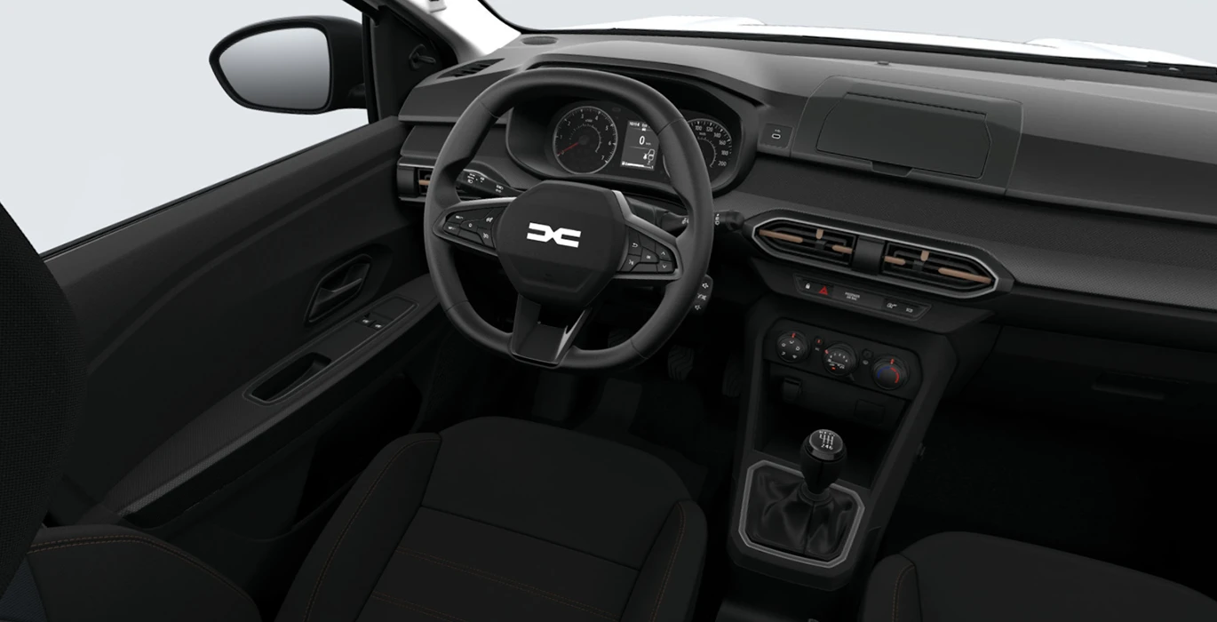 Dacia Sandero Stepway 1.2 Essential ECO-G 120CV 3 Dacia Sandero Stepway 1.2 Essential ECO G 120CV interior delantera | Avanti Renting