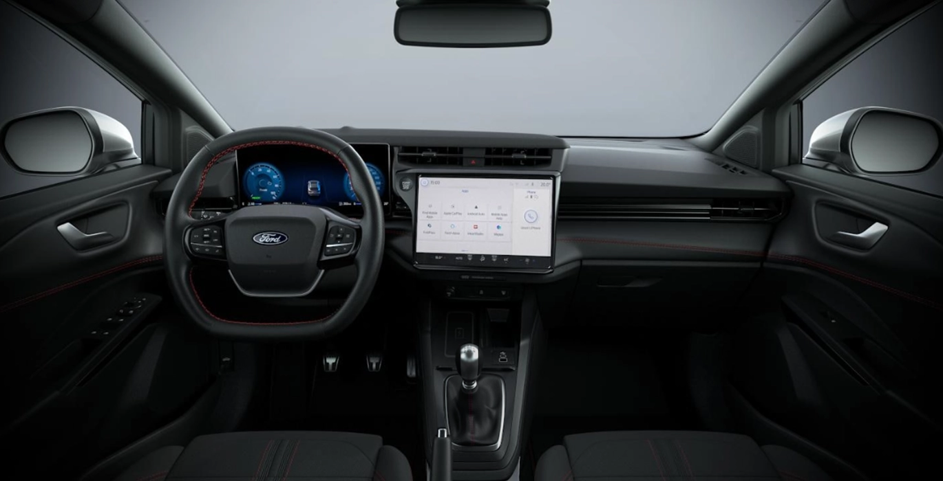 FORD Puma ST Line EcoBoost MHEV 125CV interior delantera | Avanti Renting