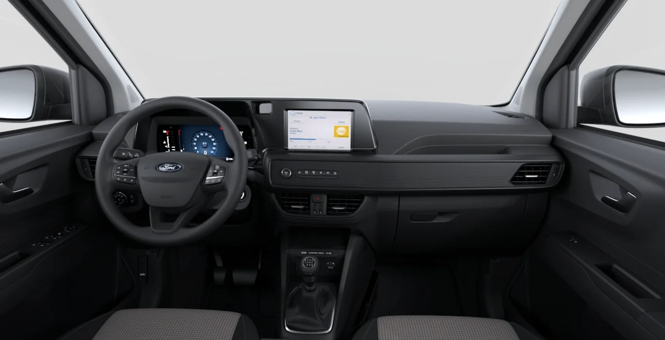 Ford Tourneo Courier Kombi Ecoboost 1.0 125CV interior delantera | Avanti Renting