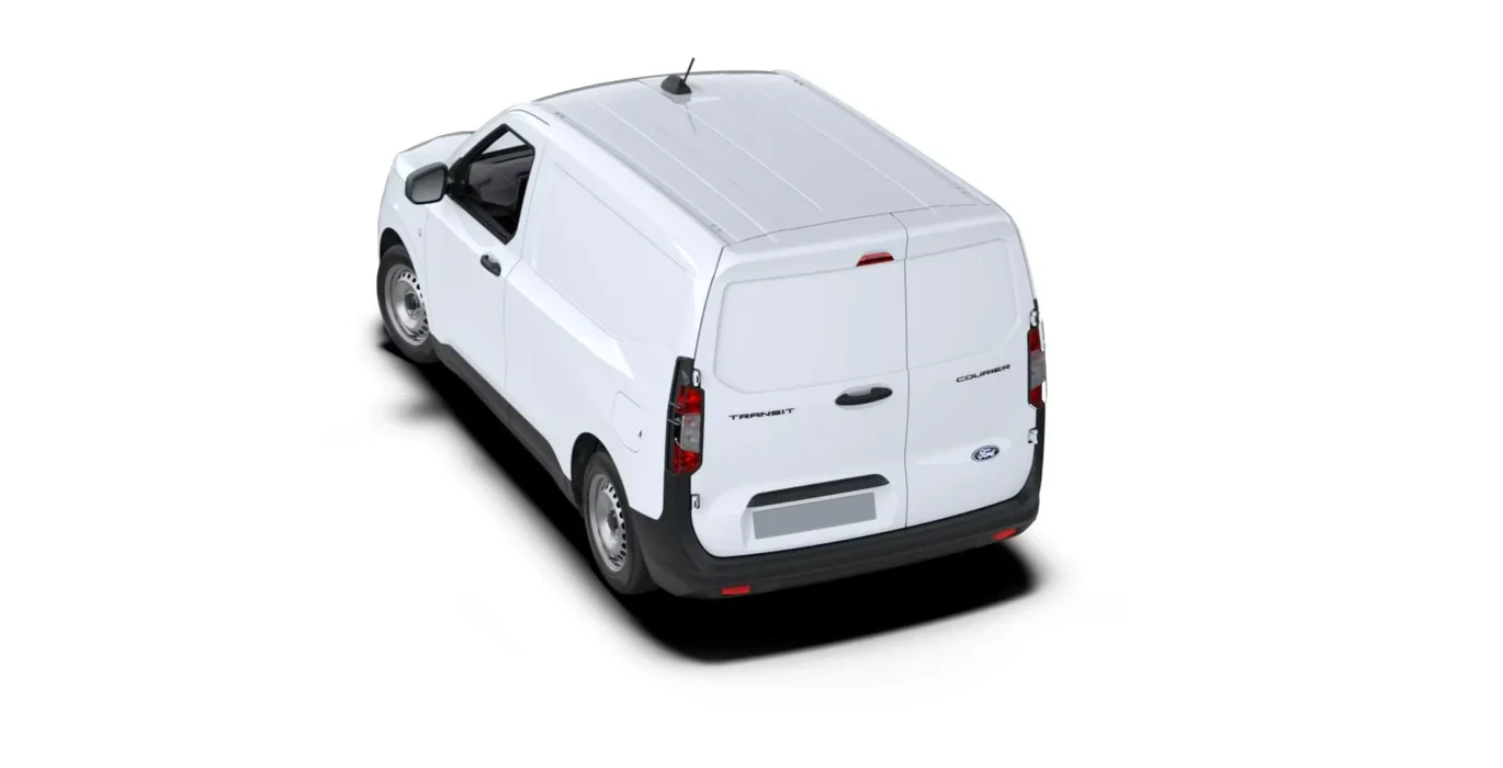 Ford Transit Courier Van Diesel 1.5 100 CV trasera blanco | Avanti Renting