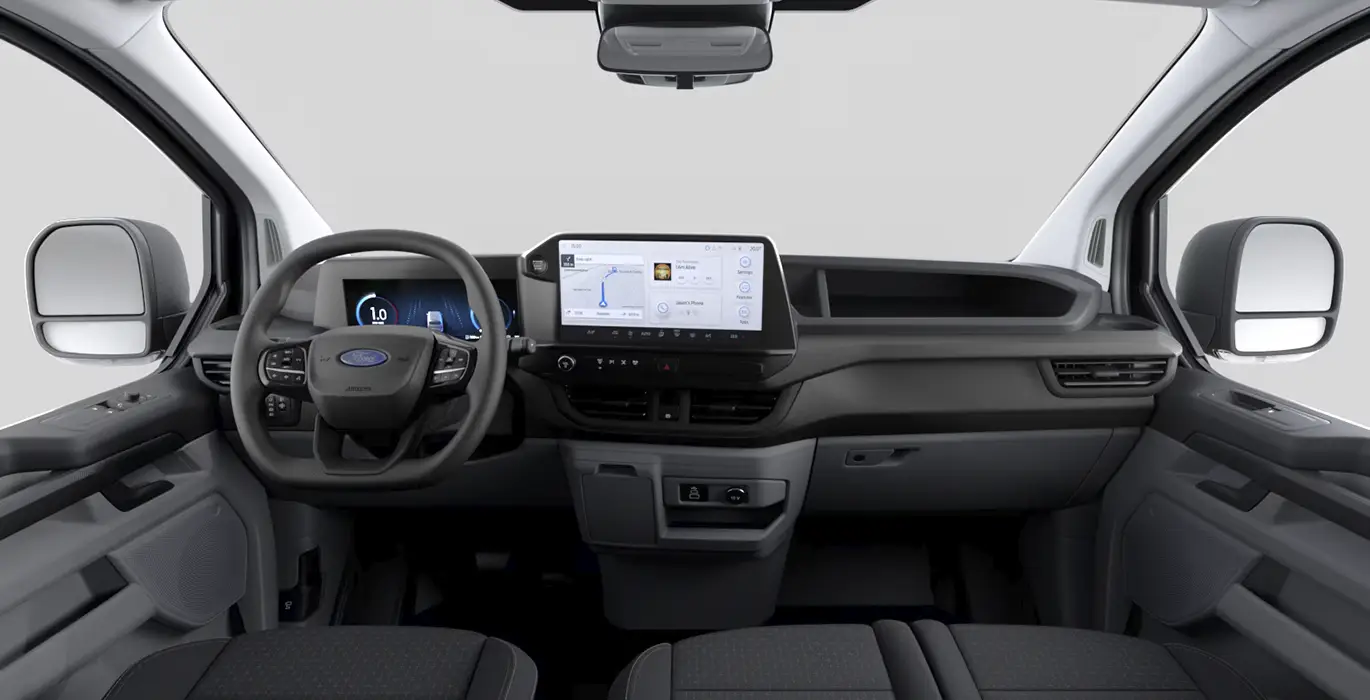 Ford Transit Custom Kombi 2.0 EcoBlue 136CV 320 L2 Trend II 3 Ford Transit Custom Kombi 2.0 EcoBlue 136CV 320 L2 Trend interior delantera | Avanti Renting